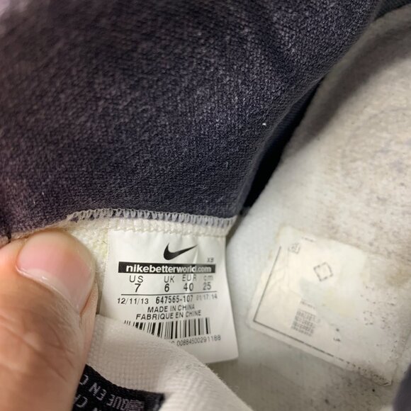 Nike Zoom Blazer SB Canvas Two Up (2014) 647565-107 Sneaker Shoe - Picture 2 of 8